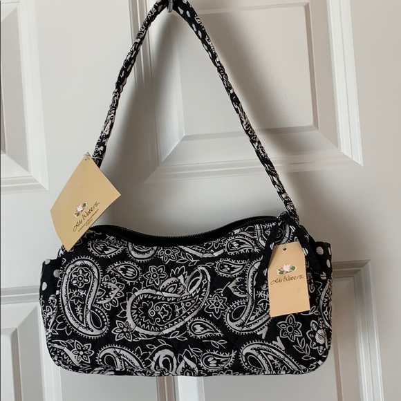 Lily Waters Handbags - Lily Waters Top Handle Purse / Vintage/end pockets